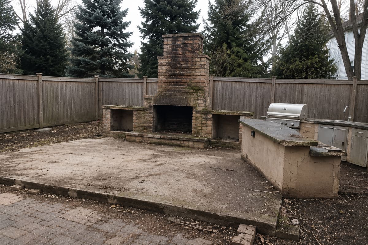 Before masonry transformation