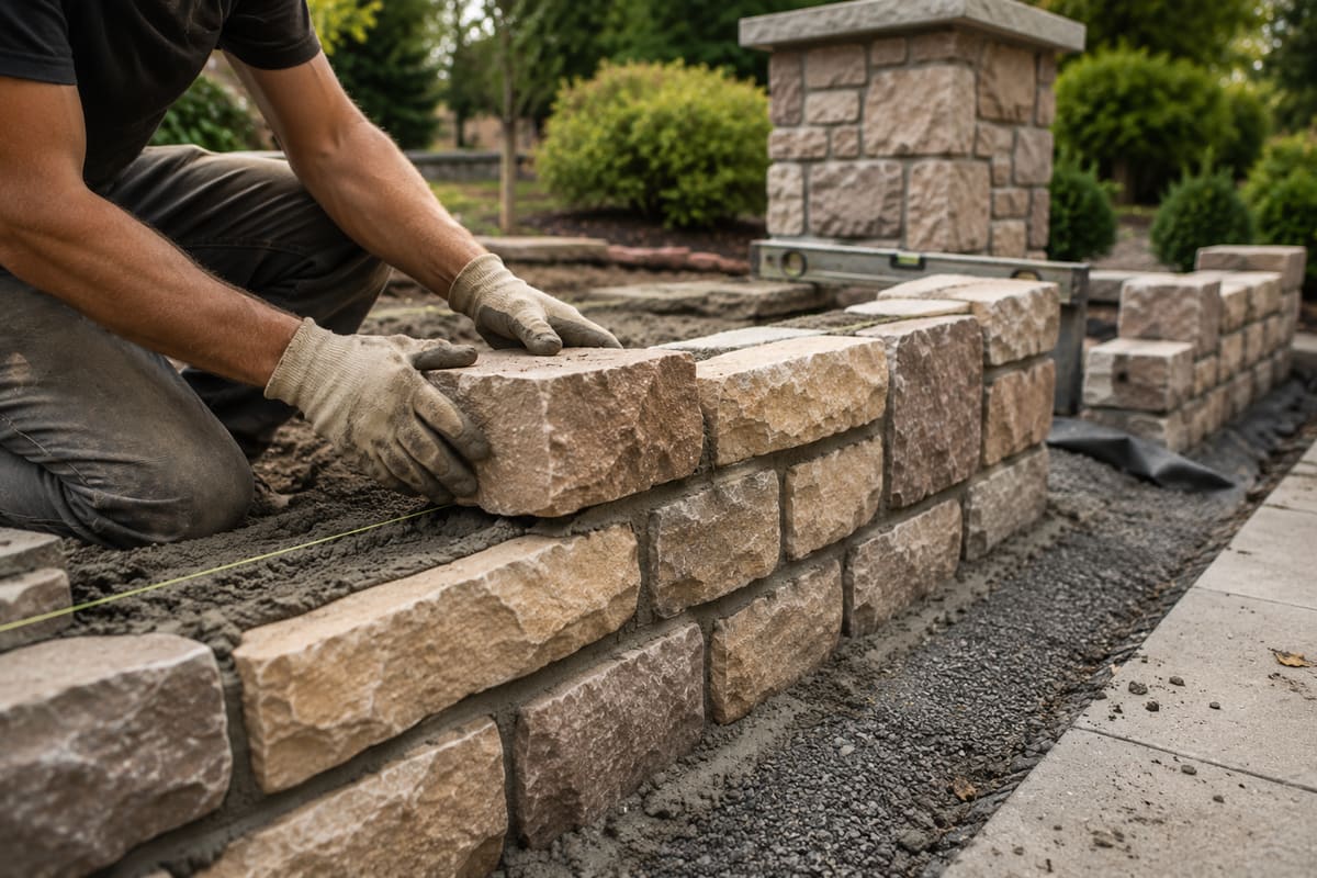 Detailed masonry process work