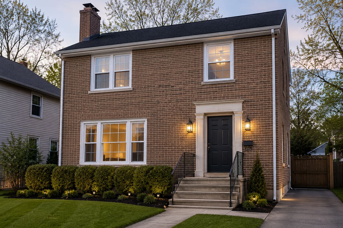 Brick Home Exterior Refresh by Padilla's Construction
